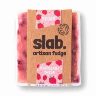 Raspberry Dream Fudge Slab (Vegan) x 6