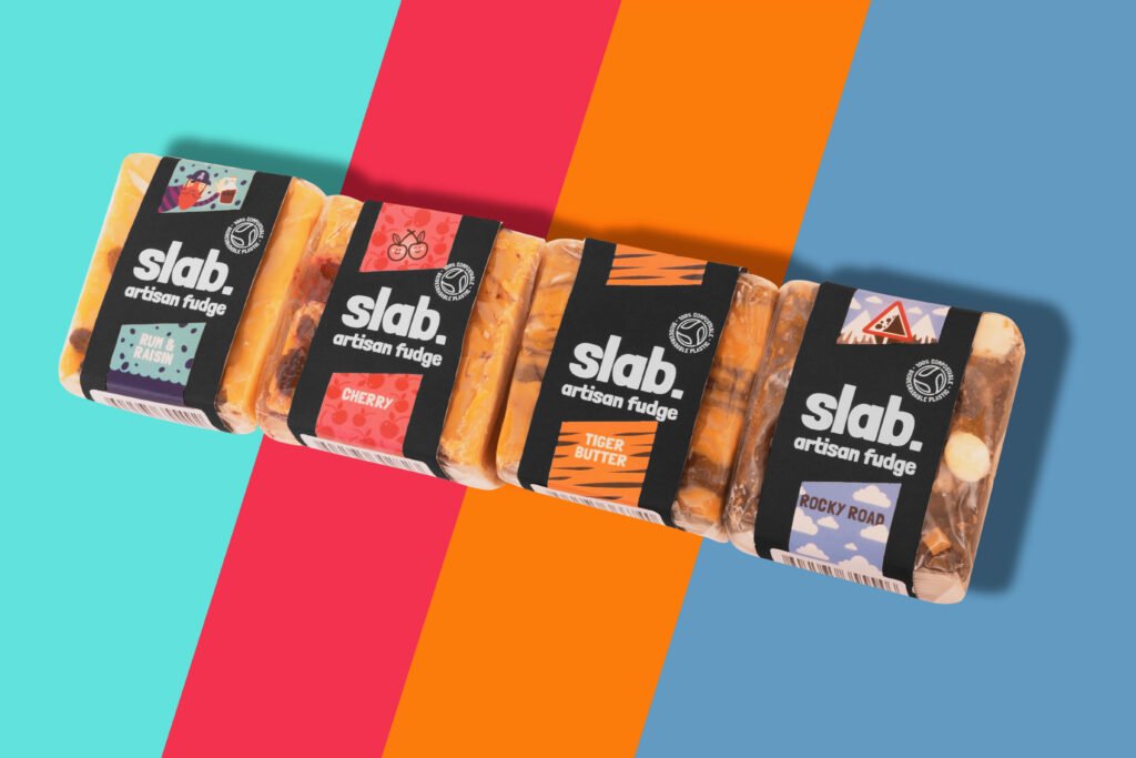 Slab Artisan Fudge stripes