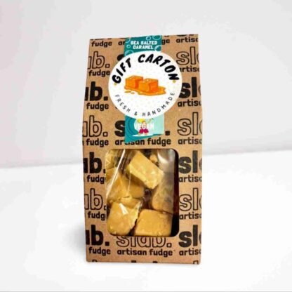 Vegan Sea Salted Caramel Fudge Gift Carton x 5