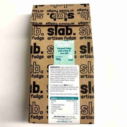 Vegan Sea Salted Caramel Fudge Gift Carton x 5 - Image 2