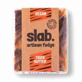 Tiger Butter Fudge Slab (Vegan) x 6